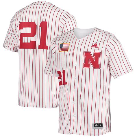 men's adidas white nebraska huskers replica baseball jersey|Nebraska Baseball Gear, Nebraska Huskers Baseball Jerseys, .